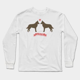 Belgian Malinois in Love Long Sleeve T-Shirt